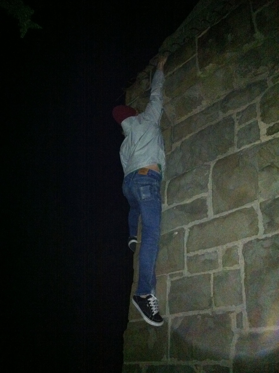 Jeff climbing Mount Olympus